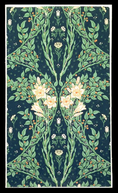 Design de papier peint Francesca - Walter Crane